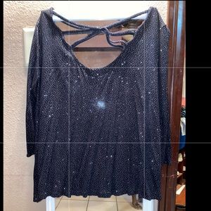 Sparkly Jennifer Lopez dress shirt